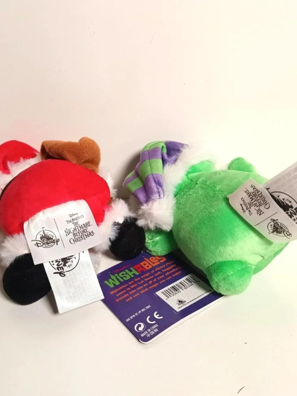 Disney Parks Wishables Nightmare Before Christmas Plush Santa Jack Oogie Boogie